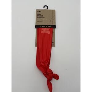 NIKE DRI-FIT Fury Headband MOVE TO ZERO Adult Unisex Red Headband